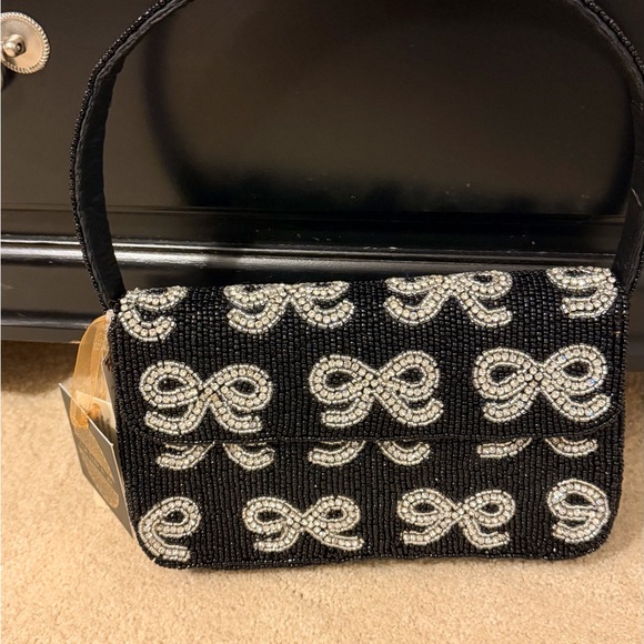 Handbags - Viral Bow Beaded Purse